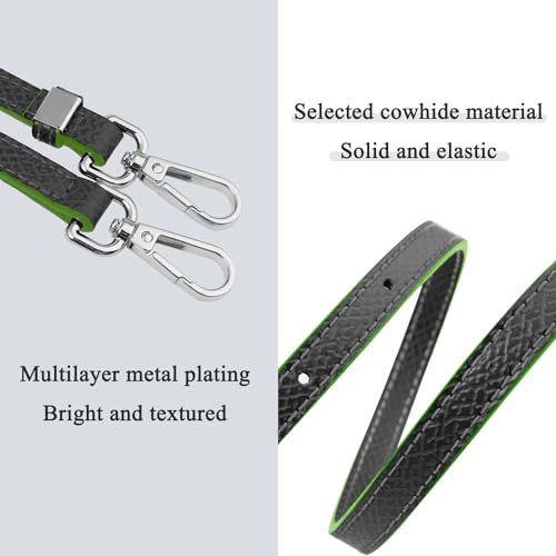 Image of Leather Purse Straps for Longchamp Conversion Kit, Adjustable Shoulder Strap Bag Transformation Set for Longchamp Bag Mini Pouch Handbags(Gray)