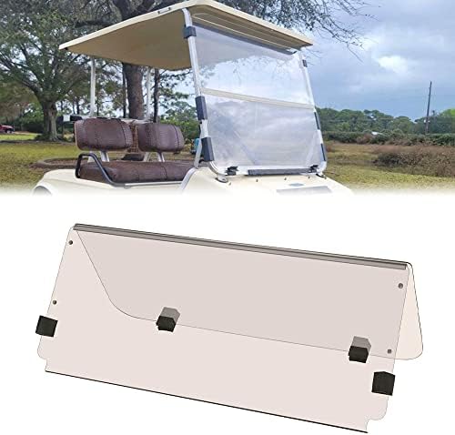 TechInovat Tinted Windshield for Club Car DS 1982-2000 Golf Cart Fold Down