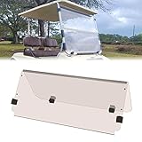 TechInovat Tinted Windshield for Club Car DS 1982-2000 Golf Cart Fold Down