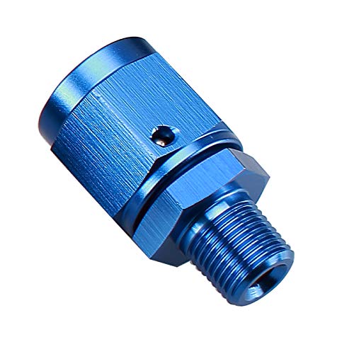 AC PERFORMANCE �u���[�A���~�j�E�����X 10AN �X�C�x�����I�X 3/8 NPT�X���b�h �R���p�C�v�z�[�X�p��A�X�g���[�g -10 AN 7/8 x 14 - 3/8�C���` NPT