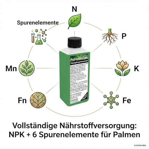 GREEN24 Palmendünger Profi Linie Dünger für Palmen Wurzeldünger + Blattdünger HIGH-TECH!