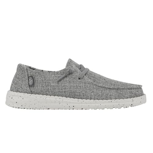 Image of HEYDUDE Women's Wendy Chambray | Women's Shoes | Women's Lace Up Loafers | Comfortable & Light-Weight