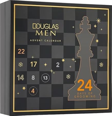 DOUGLAS Collection Beauty Adventskalender 2025 Man - 24 Pflege Beauty Kosmetik Advent Kalender für den Mann, Weihnachtskalender für Herren + Fusspflegeset
