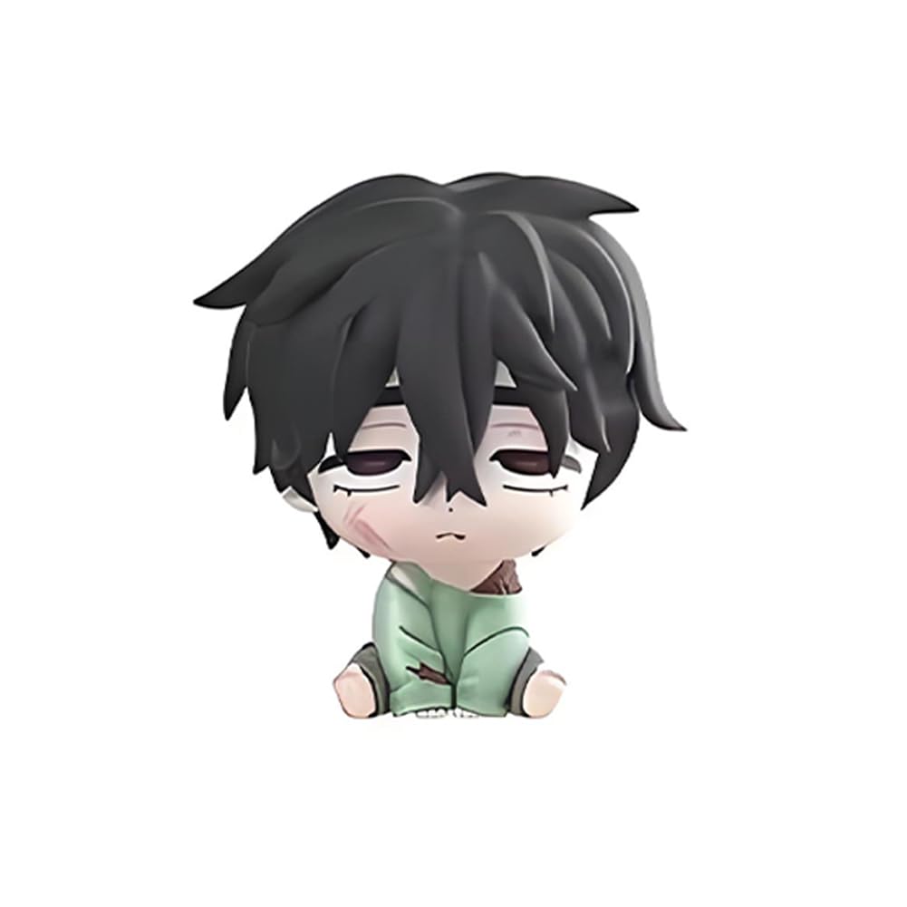 Anjinguang Ivan Action Figures, Ivan Till Mizi SUA Anime Look Up Figurine, 6cm Cartoon Statue Cute Cake Topper Ornament Collectible Anime Gifts