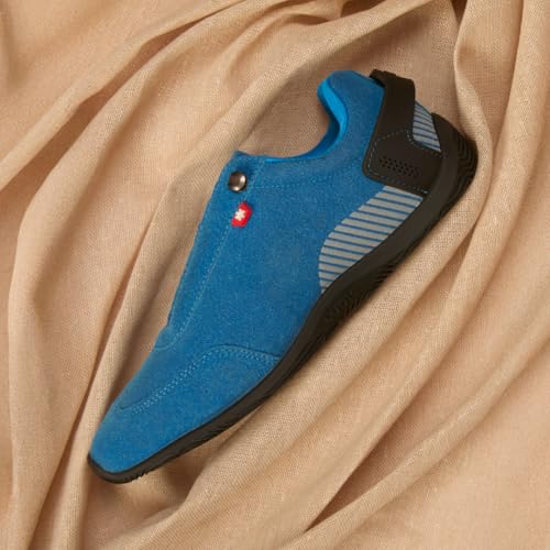 Image of LUDIC Motorsport Men's Sneaker | Premium Suede Low-Profile Driving Shoe | Racetrack Engraved Outsole