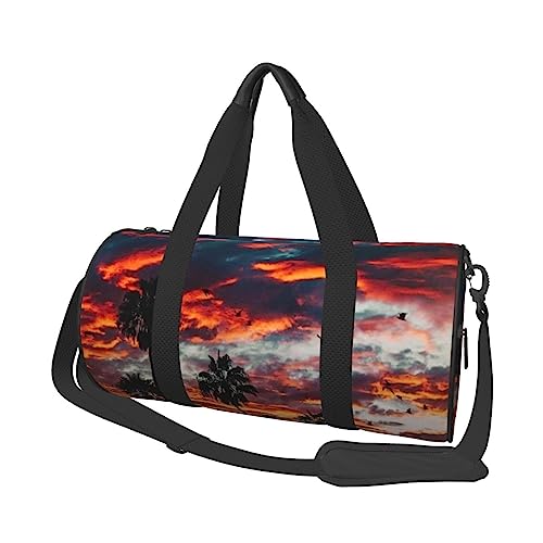 Sac à main d'entraînement Range Blaze noir sac de voyage rond fitness