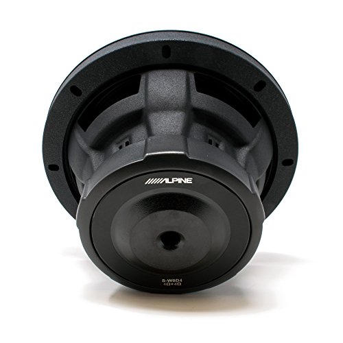 Alpine S-W8D4 8" Dual 4-Ohm Component Subwoofer #TOP3