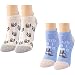 2 Pack Women Girls Novelty Funny Cute Sloth No Show Ankle Socks Colorful Low Cut Cozy Animal Socks