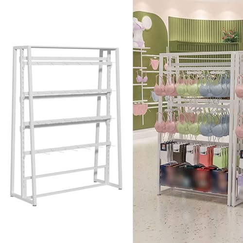Présentoir autoportant pour magasin afin de ranger les foulards et maillots de bain