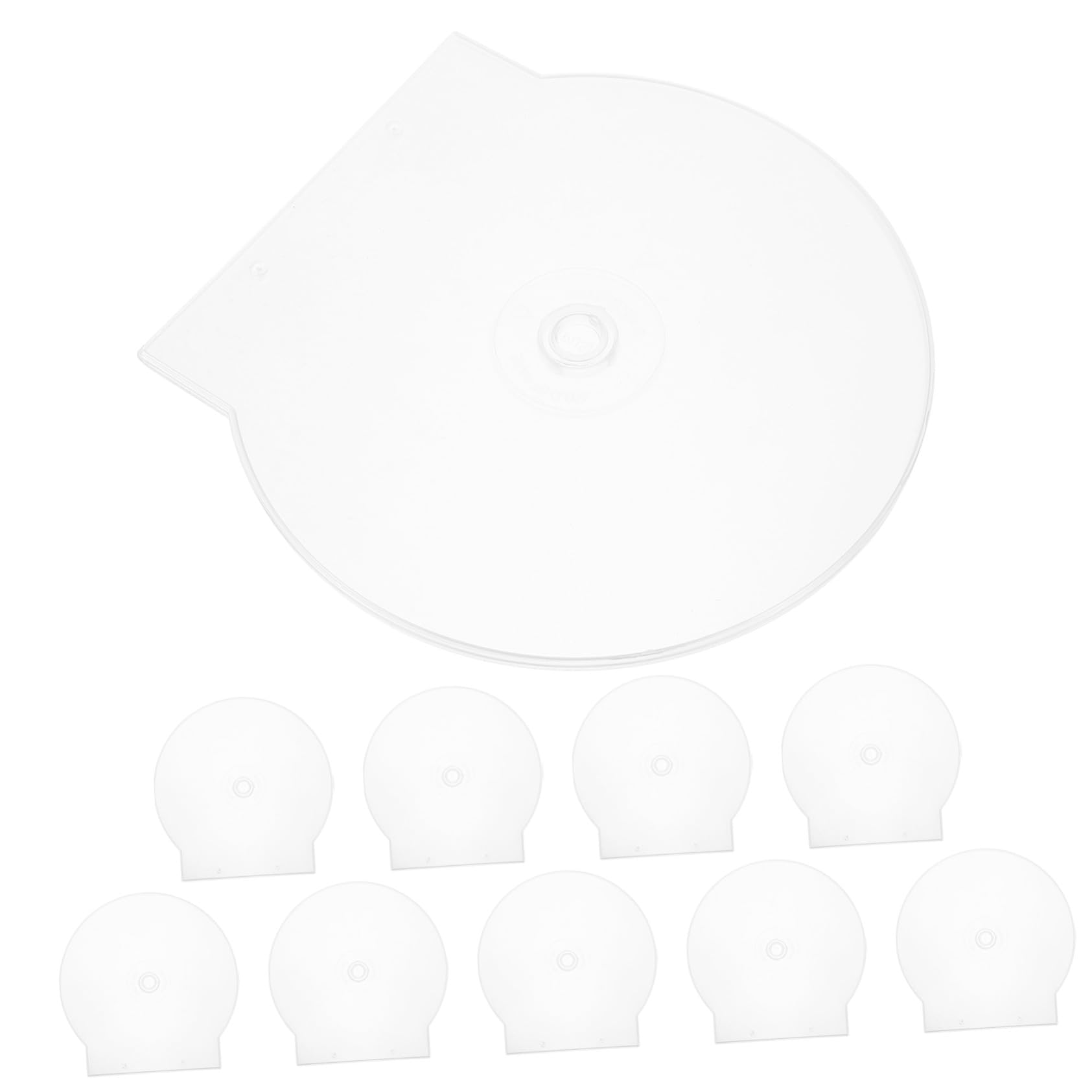 VALICLUD Custodia CD Rigida 50pezzi Organizzatore per Dischi Dvd Custodia Protettiva Design Spesso e Minimale