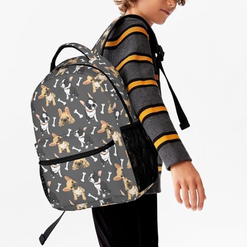 Homieblanket French Bulldog Kids Backpack