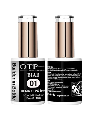 OTP Builder gel in bottle (BAIB) -CLEAR. NO HEAT.SELF-LEVELING