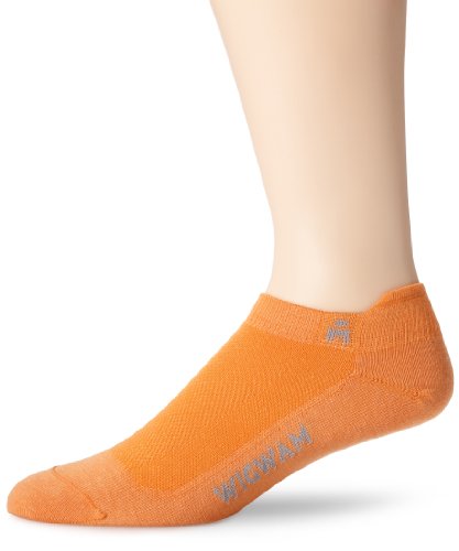 Wigwam Men's Ironman Lightning Pro Low Cut socks, Orange, Sock Size:10-13/Shoe Size: 6-12