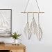 Dremisland Macrame Colgante de Pared Hoja Pluma Tapiz Tejido a Mano Borlas...