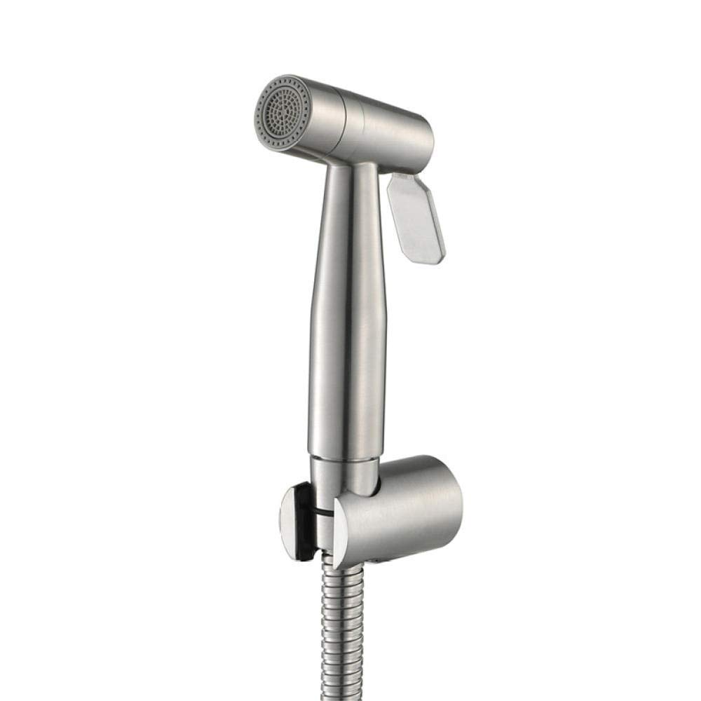 Espray for inodoro multifuncional con pistola pulverizadora de acero cepillado