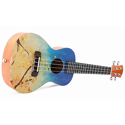 Ukulele en bois Acajou Bois Traditionnel 23 Pouces Concert Ukulélé Coloré Peinture Uke Hawaii Enfants Petite Guitare… - Les Beatles, Paul McCartney, John Lennon, RIngo Starr, George Harrison Ukulele en bois Acajou Bois Traditionnel 23 Pouces Concert Ukulélé Coloré Peinture Uke Hawaii Enfants Petite Guitare… – Image 4