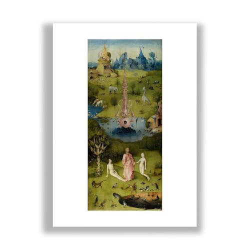 Impression d'art Jérôme Bosch Éden grand poster pour salon inspirant