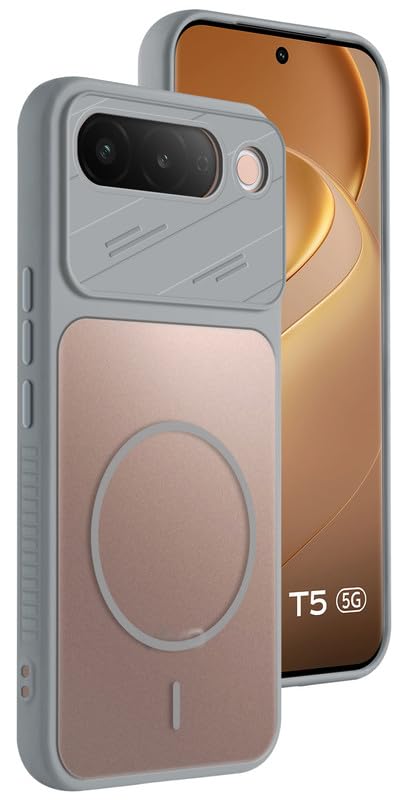 Mr. Case Back Cover for Vivo T5 5G | Ring Design Protective Case with Camera Cut Protection | Anti Slip Grip | Shockproof Mobile Cover – Grey Mr. Case Back Cover for Vivo T5 5G | Ring Design Protective Case with Camera Cut Protection | Anti Slip Grip | Shockproof Mobile Cover – Grey