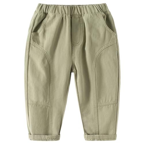 Boys Pants for Kids Solid Casual Trousers Stylish Boys' Long Pants for Everyday Use in Spring & Autumn