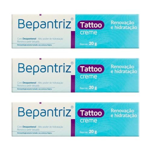 Kit 3 unidades: Bepantriz Tattoo Creme 20g