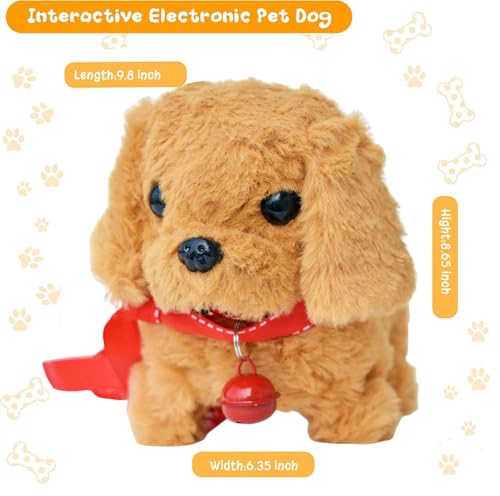 HOWADE Toy Dogs for Kids My Realistic Robot Puppy Electronic Walking Dog Toy-Walking, Barking - Image 3