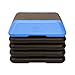 The Step Adjustable High Step Aerobic Platform with 4 Risers, Home Gym Workout Equipment, Fitness Stair Stepper Exercise Platform, Aerobic Exercise Equipment Made in the USA,Blue