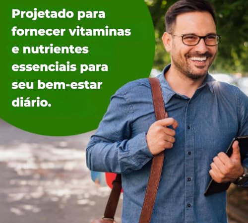 MultiAZ - Longa Duração: 3 Meses de Uso, 19 Vitaminas e Minerais Essenciais, Multivitamínico 90 Cáps
