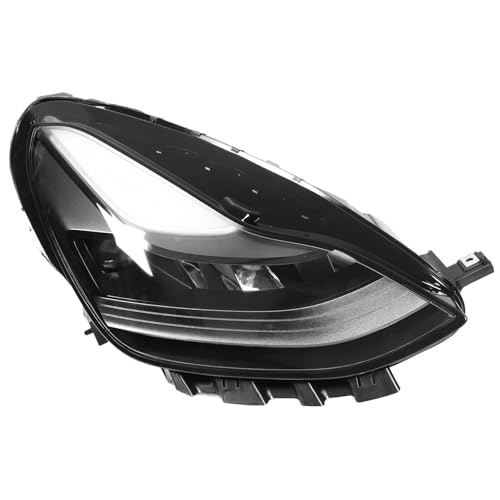 Tbest Phare LED de voiture Double faisceau Objectifs Blinkers DRL Haute luminosité Étanche Remplacement pour MODÈLE 3 Y (Droite)