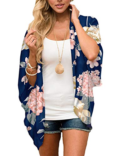 women's floral kimono cardigan