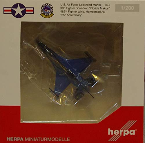 Amazon | herpa 1/200 F-16C アメリカ空軍 93rd FS フロリダ