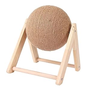 Verdanverse Sisal Katzenkratzkugel mit Holzgestell