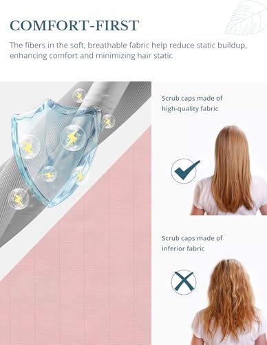 Scrub-Caps-Women-Ponytail--Strawberry-Delight-Double-Sided-Printed-Surgical-Hat-with-Buttons-and-Sweatband-Soft-Nurse-Cap-for-Long-Hair-Helps-Reduce-Static-Buildup