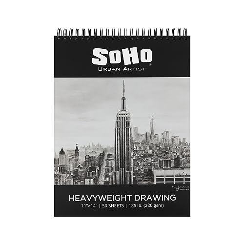 Carnet de croquis 27,9x35,6 cm à spirale 100 feuilles 110g