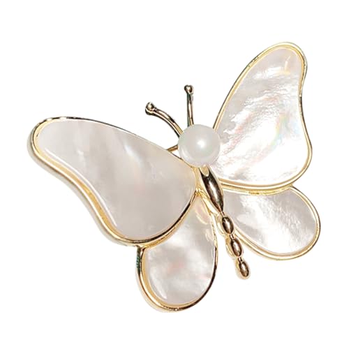 Broche papillon femme avec perle cadeau idéal pour fête des mères et anniversaire