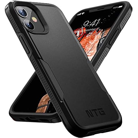 NTG Military Shockproof iPhone 11 Case [2 Layer Structure Protection] [Military Grade Anti-Drop] Hard Slim iPhone 11 Phone Case, Shockproof Protective Phone Case for iPhone 11 (6.1 inch), Black Cover