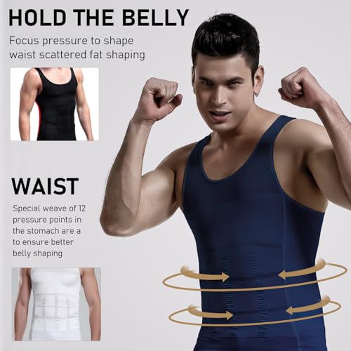 Shaperluv for Men, 2025 New Shaperluv Tank 2.0 Mens, Shaper Luv Tank for Men Big and Tall, Male Compression Shirt2