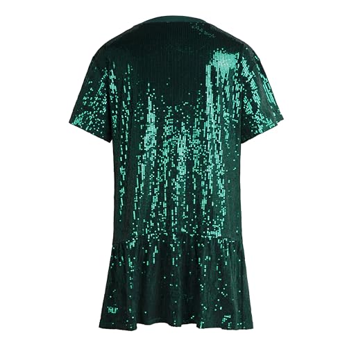 Image of FLOYU Women Sequin Birthday Dress It's My Birthday Dresses Sparkly Party Tops Sexy Birthday Outfits