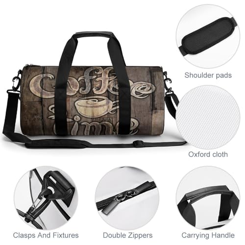 Sac de voyage Pause Café format compact duffel bag 45cm ultra polyvalent