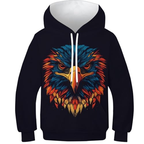 Sweat-shirt enfant Faucon anti-froid pullover confortable garçon fille 6-15 ans