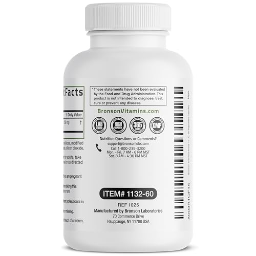 Bronson Rhodiola Rosea Vegetarian Capsules - Adaptogenic Herb - Brain, Stress & Mood Support - Non-GMO, 60 Count - Image 4