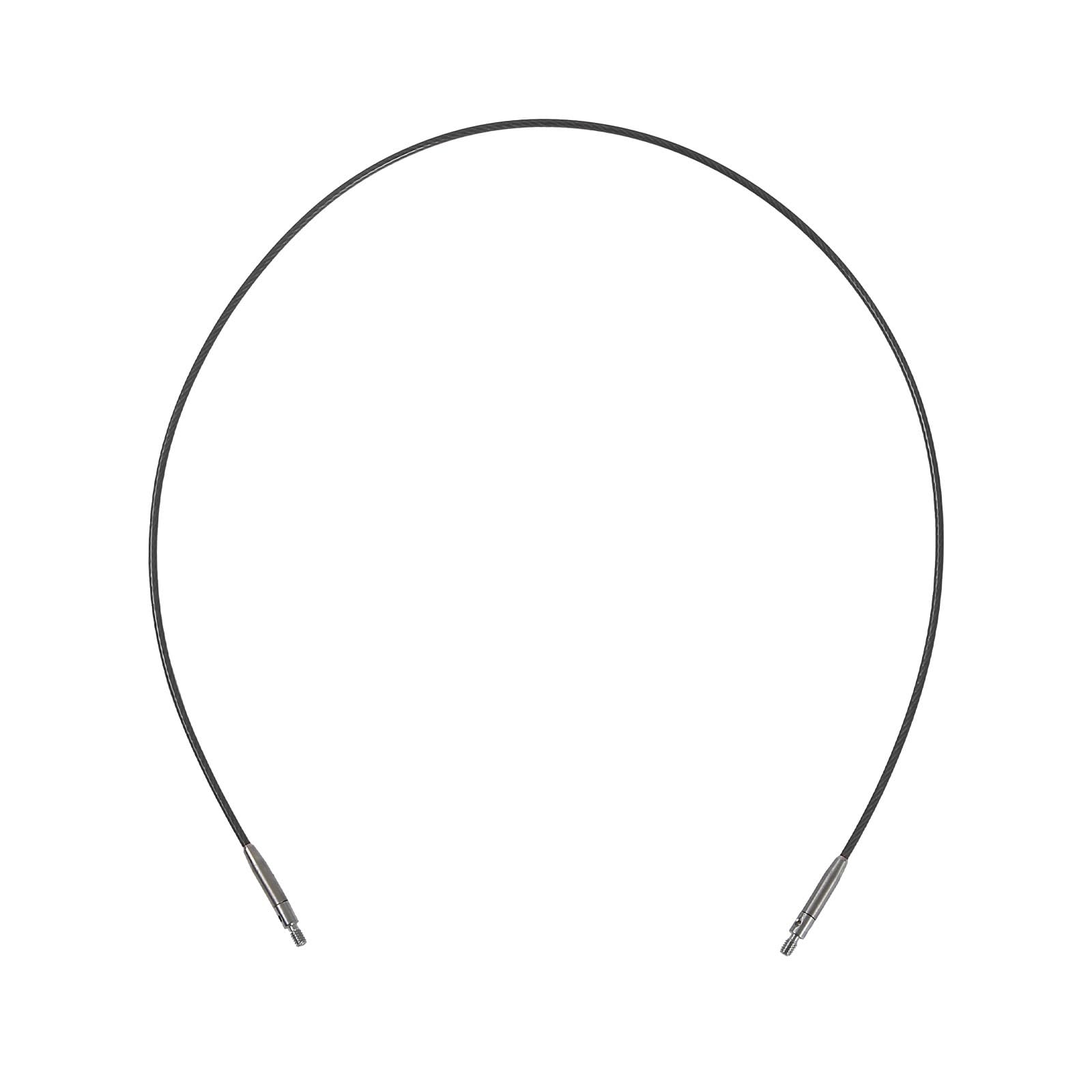 Lerpwige Interchangeable Knitting Needle Cable Replaceable Aluminum Cable for Weaving Sweater Scarf Blanket Yarn Craft Project Efficient Knitting Accessories