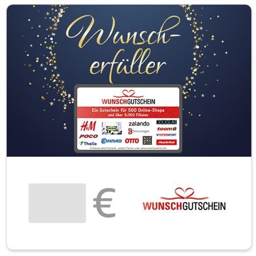 Wunschgutschein Gutschein - €15 - Wunscherfüller gold - per E-Mail