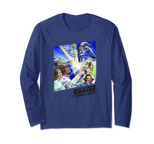 T-shirt Star Wars de qualité supérieure avec sérigraphie de l'affiche originale de l'Empire