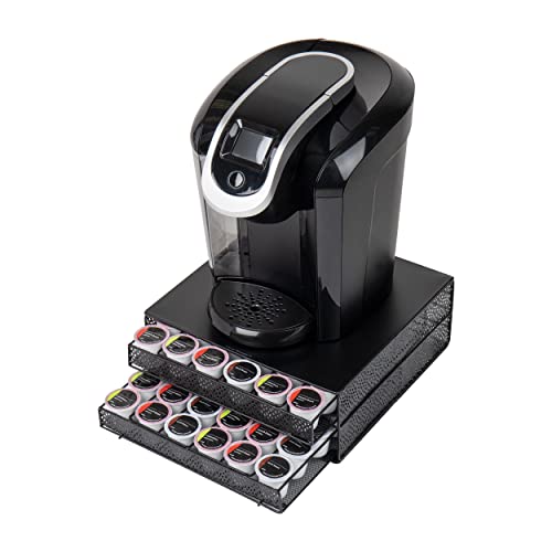 Mind Reader Storage Drawer Coffee Pod Holder, 72 Capacity, Black #TOP4