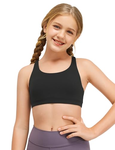 Top Sportivo Ragazza Freebily - Canotta Yoga, Ginnastica, Danza, Balletto - 90% Poliestere 10% Spandex