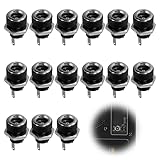 Connecteurs de Haute Qualité : Ce pack de 15 connecteur DC femelle 5,5 x 2,1 mm est fabriqué en cuivre pur pour garantir une conductivité électrique optimale et une longévité exceptionnelle. Parfait pour des applications électroniques variées nécessitant une connexion fiable.