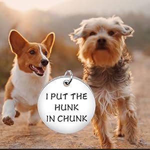 Funny-Dog-Cat-Pet-ID-Tag-I-Put-The-Hunk-in-Chunk-Stainless-Steel-Pet-Tags-Pet-Gifts-ID-Tag-for-Dogs-Hunk-in-Chunk-tag - Cucciolini Doodles   Funny-Dog-Cat-Pet-ID-Tag-I-Put-The-Hunk-in-Chunk-Stainless-Steel-Pet-Tags-Pet-Gifts-ID-Tag-for-Dogs-Hunk-in-Chunk-tag