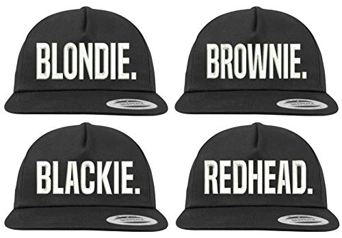 Youth Designz Baseball Kappe Snapback Cap Modell Blondie & Brownie Schwarz