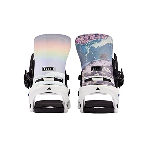 Burton Lexa X Womens Snowboard Bindings Light Blue/Collage Sz L (8+) #TOP3
