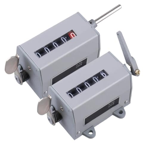 5 Digits Mechanical Rotating Speed Meter 75-I /75-II Totalizing Pull Counter Resettable Digital Punch Counter(75-II)